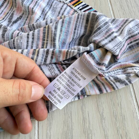 Ocean Drive Women’s Multicolor Striped Strapless Minidress XS/S - Picture 3 of 5